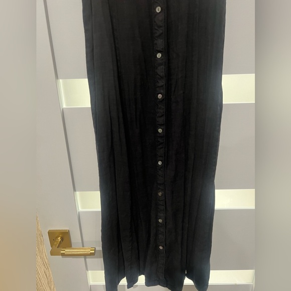 Splendid Dahlia Black button down maternity dress in size small - Picture 7 of 10